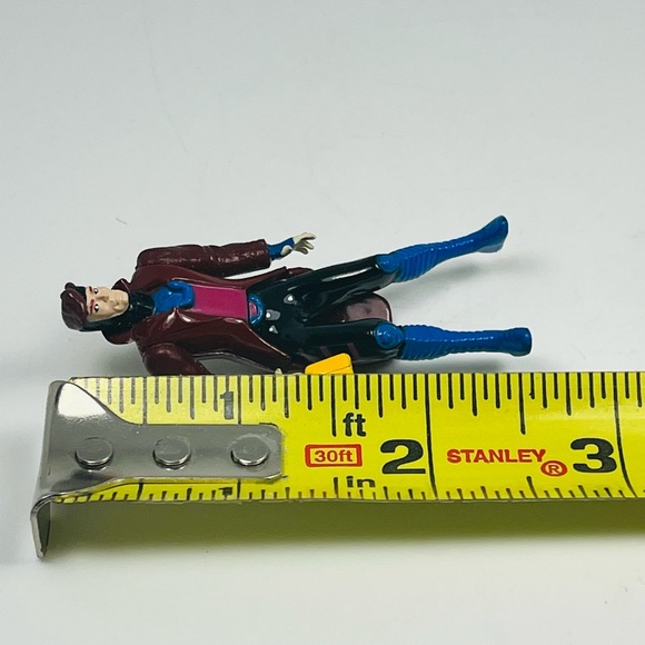 X-Men Steel Mutants Gambit 2.5 Inch Die Cast Figure 1994 Toy Biz Marvel Loose - Picture 6 of 6